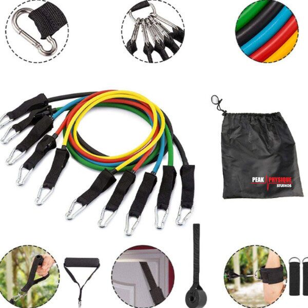 Resistance Exercise Band Set 11pc Thumbnail